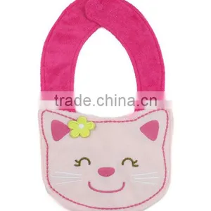 Wholesale Applique Cotton Custom Soft Animal Wholesale Dental Baby Bibs Necklace thumbnail-5