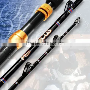 2016 New Weihai Aluminum Handle Solid Fiberglass Trolling Rod,boat Rod thumbnail-1