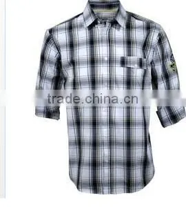 Mens Long Sleeve Check Shirt thumbnail-1