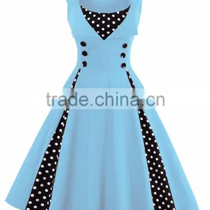 Walson Z&M Women Sexy Party Cocktail 60s Summer Dresses thumbnail-2