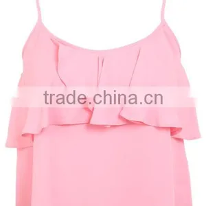 Pink Custom Crop Top Wholesale Blank T Shirts thumbnail-1