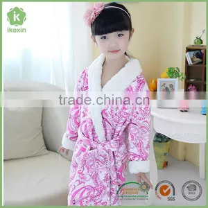 Kids Lovely Homewear Natural Fabric Girl Bath Robe thumbnail-1