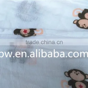 Hot Sale Muslin Swaddle Blanket Wholesale Muslin Fabric Baby Swaddle Wrap thumbnail-6