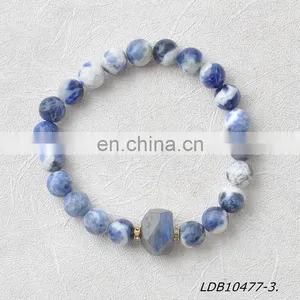 Elastic Stretch Semi-precious Stone Bracelets thumbnail-1