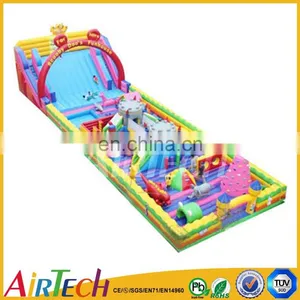 Giant Inflatable Outdoor Playground, Inflatable Amusement Park for Fun thumbnail-1