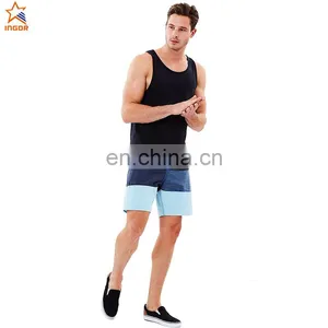 Summer Burnout Drop Armhole 95% Cotton 5% Plain Spandex Stringer Mens Blank Custom Tank Top Men Gym thumbnail-5