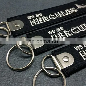 Embroidered Patch Keychains for Bikes or Car Key Chains Printed Your Own Logo thumbnail-4