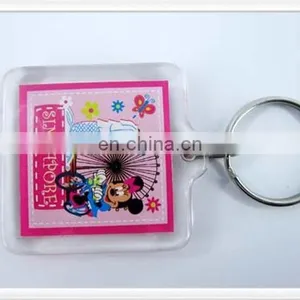 Oval Shape Custom Card Inserted Acrylic Keychain thumbnail-5