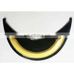 Hand Embroidery Mylar Thread Visors SOLID GOLD BAR CAP PEAK thumbnail-1