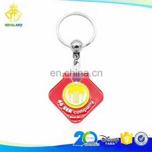 Factory Custom Soft Enamel Metal Keychain With Company Logo thumbnail-1