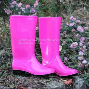 Various Colour Women Rain Boots,New Fashion Women Rain Boots,Popular Style Lady PVC Boots, Boots thumbnail-4