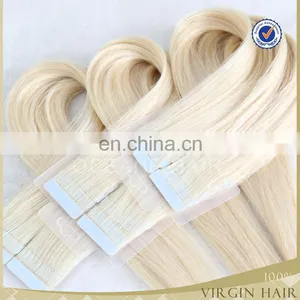 Double Drawn Tape Hair Extension Tape Remy Hair Extensions thumbnail-3
