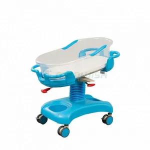 AG-CB011 Easy-to-move Plastic Hospital Infant Medical Baby Crib thumbnail-3