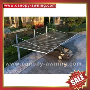 USA Hot Sale Alu Aluminum pc Polycarbonate Parking Cars Canopy Carport Shelter Cover Awning Canopies for Sale thumbnail-5