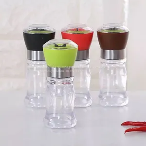 Salt Pepper Mill Handy Salt Pepper Mill Grinder Manual Seasoning Grinders Kitchen Tools Moedor de Pimenta Cookware Gadget thumbnail-3
