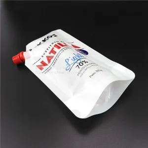 Made in China 350ml Hdpe Plastic Stand up Bag for Skin Health Liquid thumbnail-2
