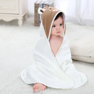 Hooded Baby Bath Towel Cartoon Pattern thumbnail-2