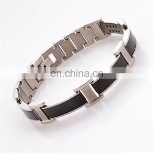 Custom Logo Bio Bracelet Energy Care Health Major Stainless Magnetic Bracelet thumbnail-6