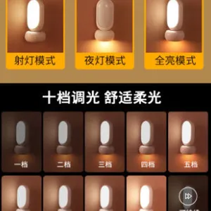 Smart Remote Control Nightlight Plug in the Sleeping Light in the Bedroom thumbnail-2