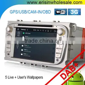 Erisin ES3009F 2 Din 7 Inch Touch Screen Car DVD Player for Mondeo thumbnail-1