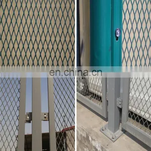 Versatile and Economical Anodized Aluminum Diamond Shape Vynile Fence Machine Safety Fence Industrial Expanded Metal Fence thumbnail-5
