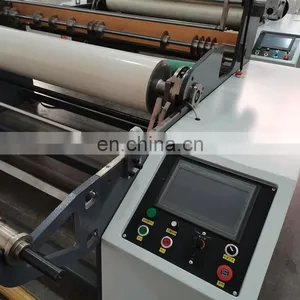 Factory Cloth Nonwoven Fabric Roll Slitting Rewinding Machine thumbnail-3