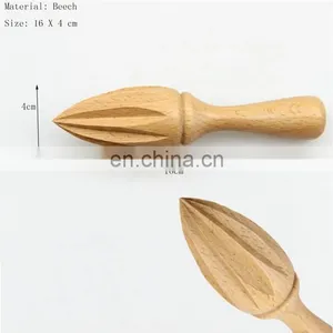 Lemon Squeezer Creative Wooden Manual Juicer, Lemon Orange Juicer Hand Juice Lemon Squeezer thumbnail-2