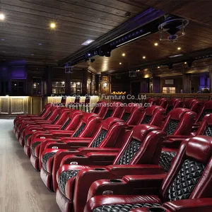 Popular Recliner Chair Modern Design Adjustable Headrest Single Private Cinema Seats thumbnail-5