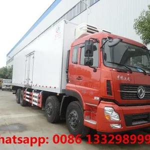 Dongfeng Tianlong 6*4 LHD 20T Refrigerated Van Truck for Sale thumbnail-1