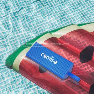 COMISO IPX7 Waterproof Bluetooth Speakers With 10W Loud Sound, 24H Playtime, 100Ft Wireless Range, Support Handsfree Call, TF Card, Portable Outdoor Speaker for Travel thumbnail-3
