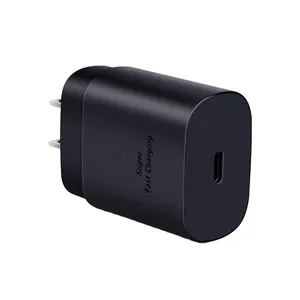 EU Mobile Phone Wall Type C Fast Charger Cable Adapter 25W PD Charger For Samsung Charges thumbnail-3