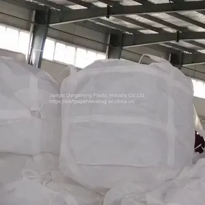4 Loops Bottom Lifting FIBC Bulk Bag for Construction Materials Dustproof FIBC Big Bulk Ton Bag With Coating Inside thumbnail-2