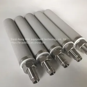 Stainless Steel Sintered Porous Filter Metal Gas Sparger thumbnail-1
