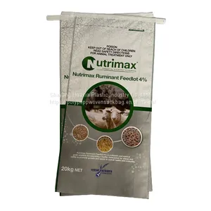 Printing PE PET Aluminium Eight Sides Seal Flat Bottom Bag for Cat and Dog Nylon Food Sack thumbnail-5
