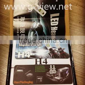 High Lumen ALL-IN-ONE Auto Led Bulb h4 , All in One Auto Led h4 Hi/lo Beam 8000lm Creechip , h4 Auto Led Headlight thumbnail-4
