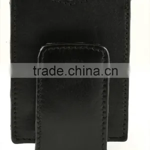 Cow Leather Magentic Money Clip With ID Durable Leather Money Clip thumbnail-1