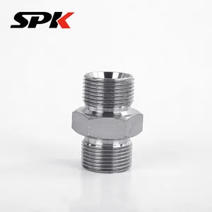 British Standard Flared Recessed Straight Transition Fitting, High-Pressure Oil Tube Adapter, C-Type/D-Type/H-Type Ferrule-Type Tube Fitting thumbnail-2