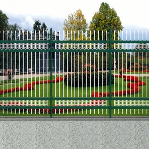 Galvanized Steel Security Fence Panels - Wholesale Wrought Iron Gates thumbnail-2