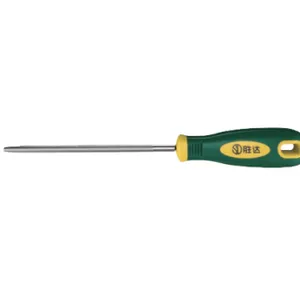 Round File With Dual‑Color Plastic Handle, Medium‑Tooth High‑Carbon Bearing Steel Inner‑Hole Polishing Tool in 6/8/10/12 Inch thumbnail-1