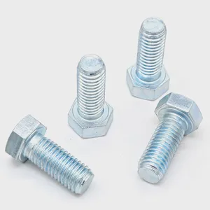 Premium Passivated Hexagon Hex Head Bolts With Zinc Plating Finish thumbnail-3