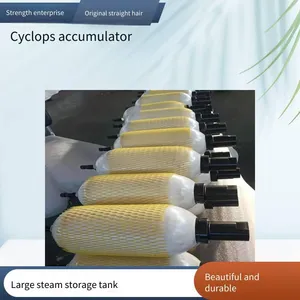 Quality Guaranteed. Large Accumulators Made of Stainless Steel and Carbon Steel, Conforming to National Standards, Bladder Type. Accumulators for Buffering, Pressure Boosting, and Injection Molding. Shengtu Hydraulics thumbnail-5