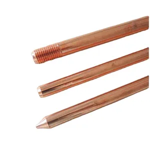Substation Grounding Copper Rod for Electrical Grid Safety Applications thumbnail-1