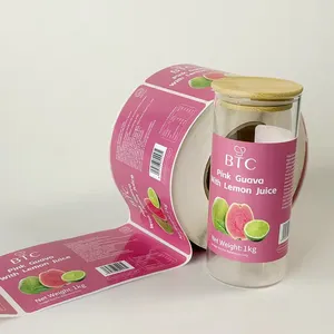 35mic 50mic Glossy/matte White BOPP Adhesive Label for PET Bottles thumbnail-1