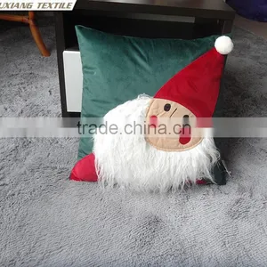 Christmas Cushion Pillow 3D With Santa on it thumbnail-1