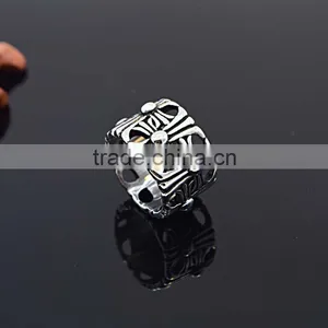 Latest Design Rings Silver Stainless Steel Boys Rings Fashion for Men thumbnail-5