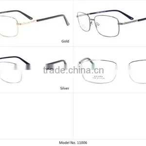 Full Rim Metal Big Square New Style 2015 Reading Spectacle Frames Eyeglasses In Wholesales Price thumbnail-3