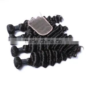 Indian Virgin Deep Wave Curly Hair Indian Soft Deep Wave Hairstyle for Black Women Supplier's Choice thumbnail-4