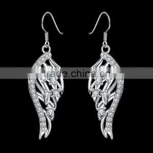 2015 Charming Feather Shape Fashion Gold Earring Designs New Model Earrings thumbnail-3