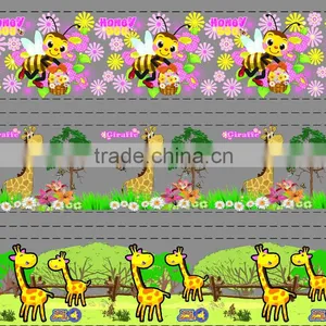 Bee Giraffe Animal Cartoon Design Transfer Film for Child Water Bottle thumbnail-1