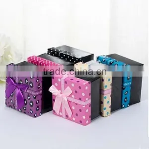 2016 Wholesale Fashion Luxury Custom Velvet Jewelry Box Manufacturer thumbnail-3
